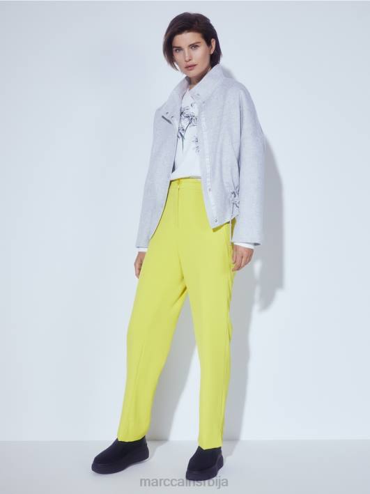 превелика дуксерица са 3д елементима Marc Cain D6881228 прљаво бело одећу