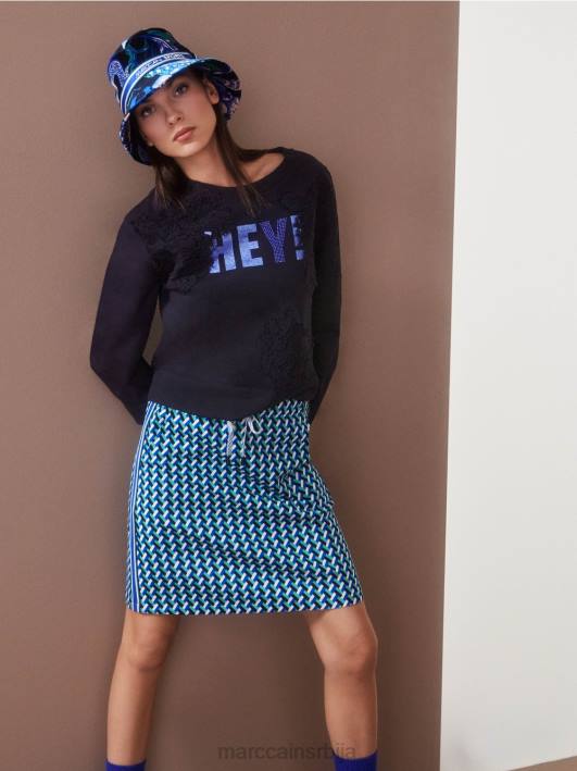 расширена сукња са целом површином Marc Cain D688457 емајл одећу