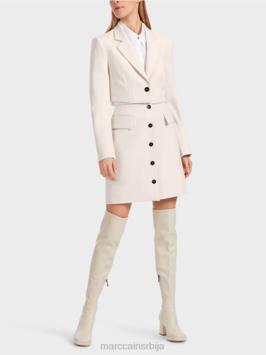 мини сукња са копчом Marc Cain D688459 дим одећу