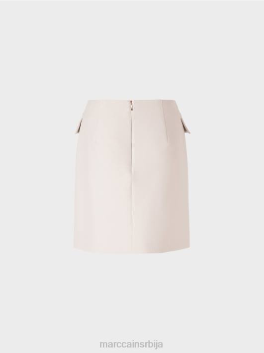 мини сукња са копчом Marc Cain D688459 дим одећу