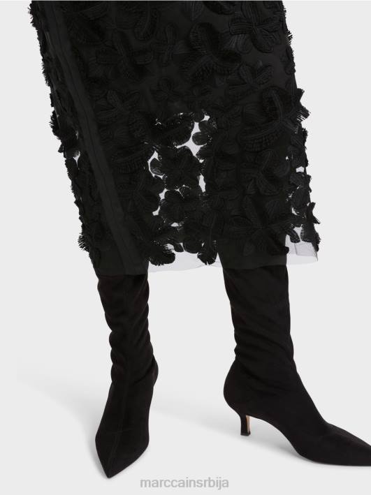 елегантна миди сукња Marc Cain D688460 црн одећу