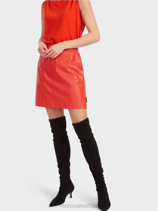 кратка сукња од забавне коже Marc Cain D688462 цампари одећу