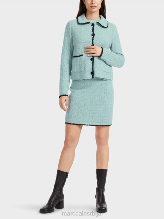 мини сукња плетена у немачкој Marc Cain D688471 тамно небо плаво одећу