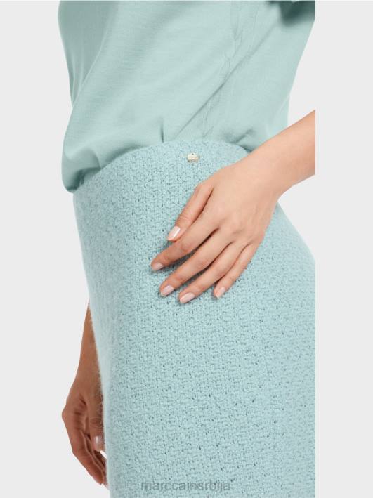 мини сукња плетена у немачкој Marc Cain D688471 тамно небо плаво одећу