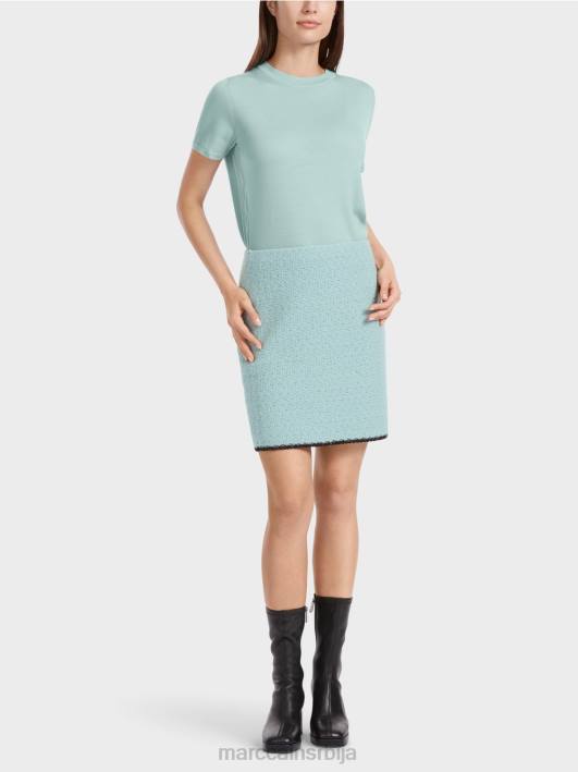 мини сукња плетена у немачкој Marc Cain D688471 тамно небо плаво одећу