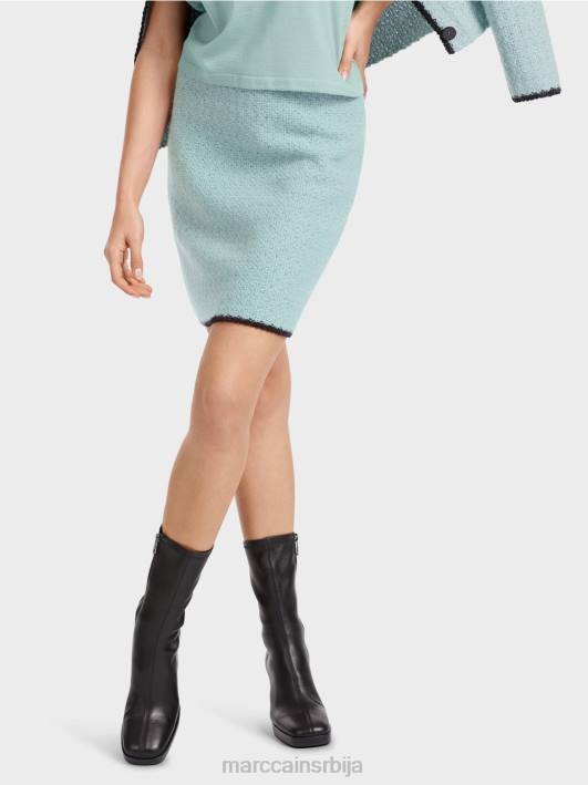 мини сукња плетена у немачкој Marc Cain D688471 тамно небо плаво одећу