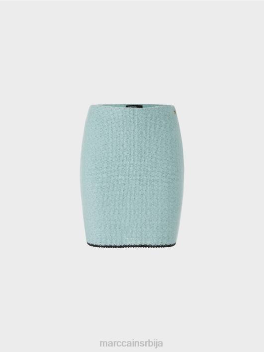 мини сукња плетена у немачкој Marc Cain D688471 тамно небо плаво одећу