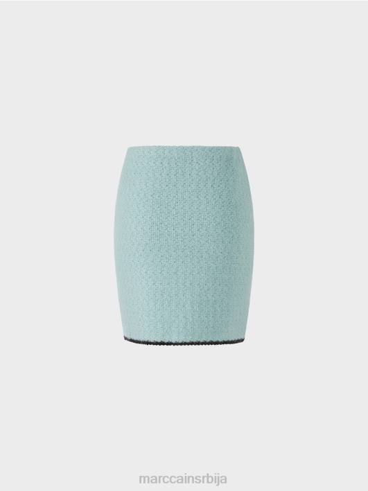 мини сукња плетена у немачкој Marc Cain D688471 тамно небо плаво одећу