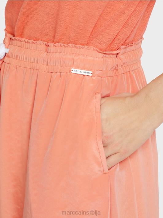 волан сукња са гајтаном Marc Cain D688480 светла теракота одећу