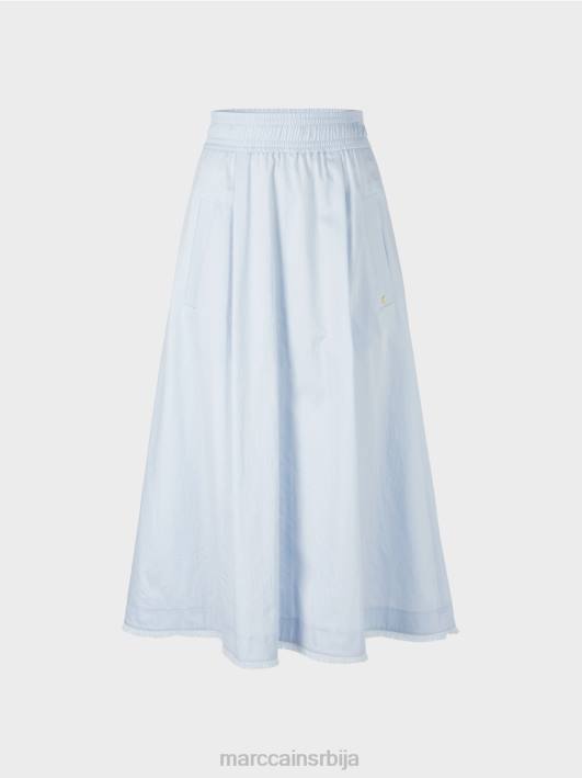 усковитлана сукња Marc Cain D688492 светло пудер плаве боје одећу