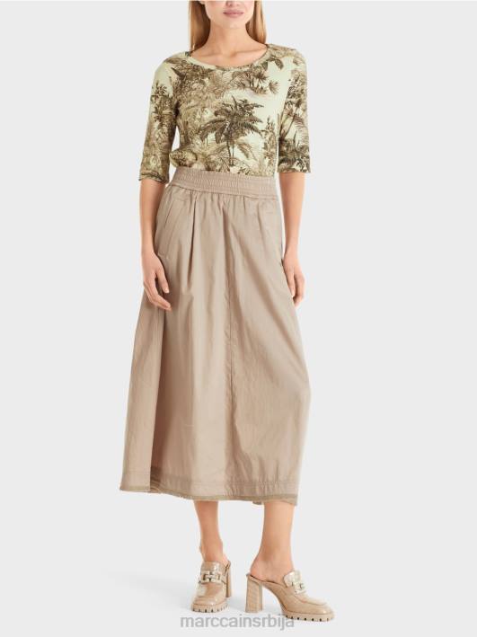 усковитлана сукња Marc Cain D688494 софт таупе одећу