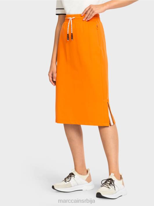 спортска сукња од дреса Marc Cain D688502 светло наранџаста одећу