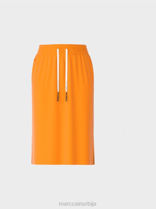 спортска сукња од дреса Marc Cain D688502 светло наранџаста одећу