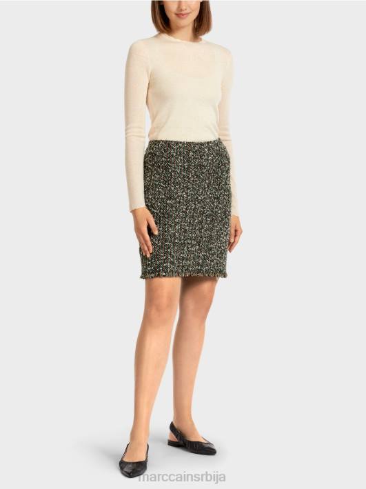 мини сукња "плетена у немачкој" Marc Cain D688510 црн одећу