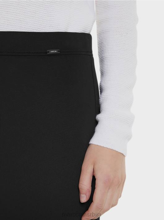 растезљива сукња од дреса Marc Cain D688515 црн одећу