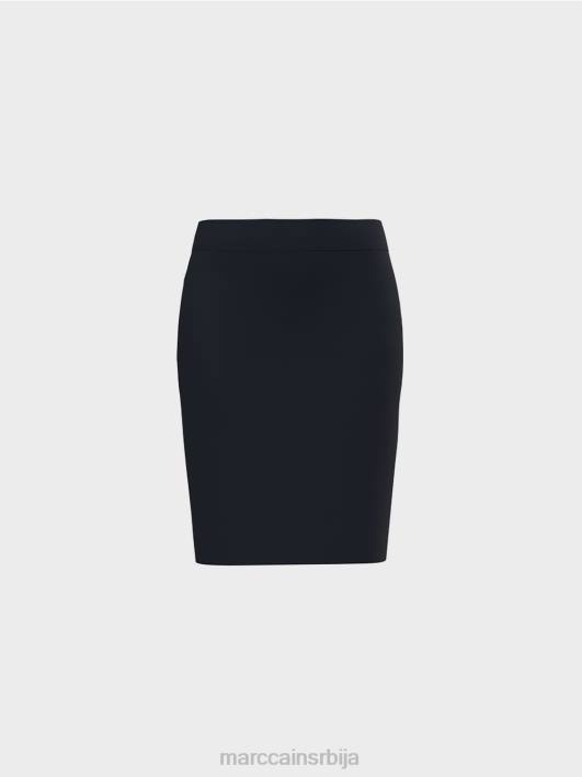 растезљива сукња од дреса Marc Cain D688516 поноћно плава одећу