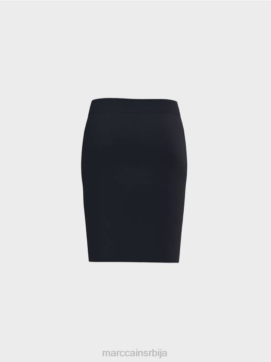 растезљива сукња од дреса Marc Cain D688516 поноћно плава одећу