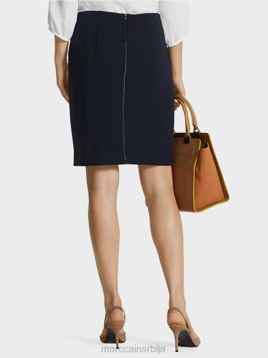 креп сукња Marc Cain D688517 поноћно плава одећу