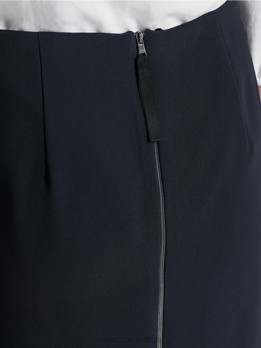 креп сукња Marc Cain D688517 поноћно плава одећу