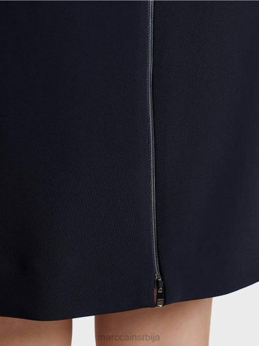 креп сукња Marc Cain D688517 поноћно плава одећу