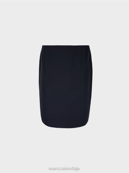 креп сукња Marc Cain D688517 поноћно плава одећу