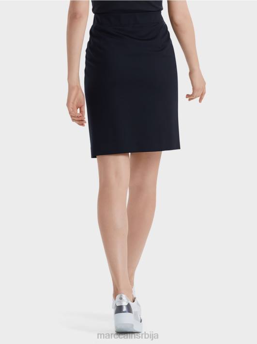 сукња до колена Marc Cain D688518 поноћно плава одећу