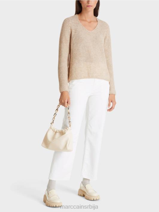 в-џемпер 100% произведен у Немачкој Marc Cain D6881057 бадемово млеко одећу