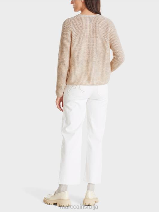 в-џемпер 100% произведен у Немачкој Marc Cain D6881057 бадемово млеко одећу