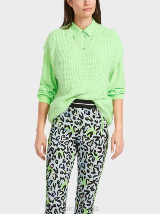 клизач 100 % произведен у Немачкој Marc Cain D6881095 светло шокантно зелено одећу