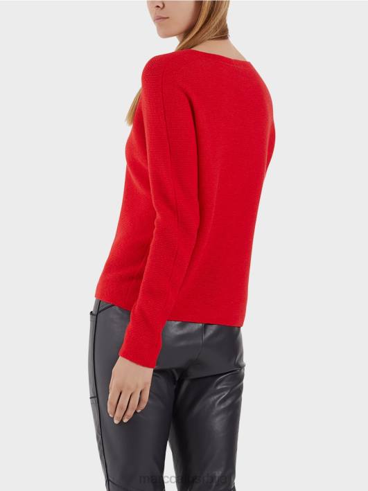џемпер 100% произведен у Немачкој Marc Cain D6881215 скерлет одећу