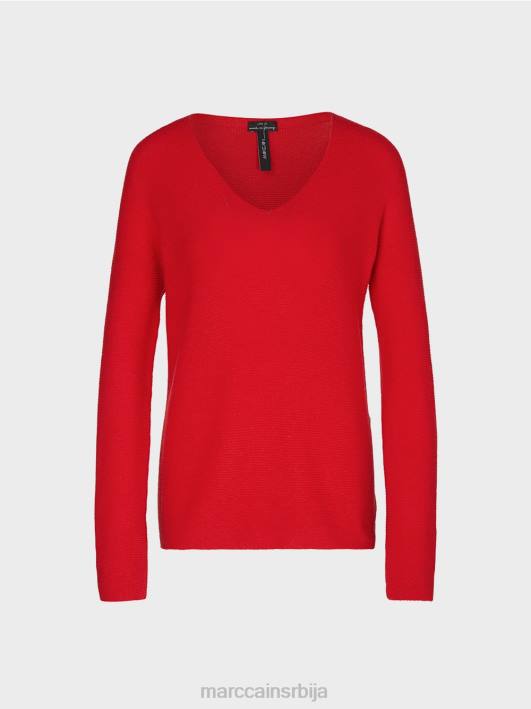 џемпер 100% произведен у Немачкој Marc Cain D6881215 скерлет одећу