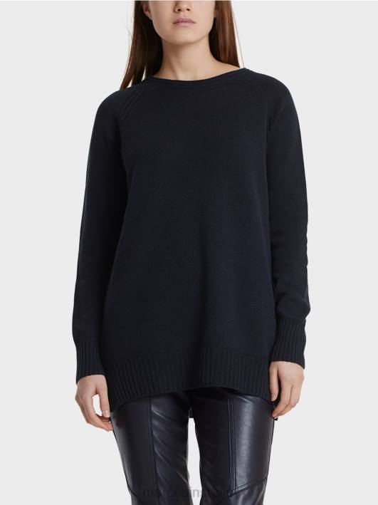 џемпер 100% произведен у Немачкој Marc Cain D6881217 поноћно плава одећу