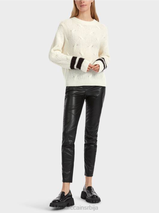 џемпер - плетен у Немачкој Marc Cain D6881047 прљаво бело одећу