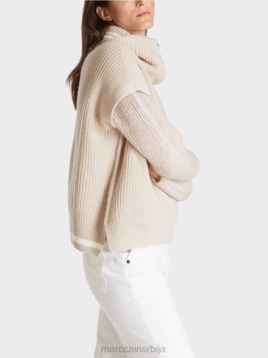 џемпер без рукава плетен у Немачкој Marc Cain D6881049 бадемово млеко одећу