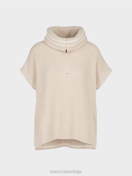 џемпер без рукава плетен у Немачкој Marc Cain D6881049 бадемово млеко одећу