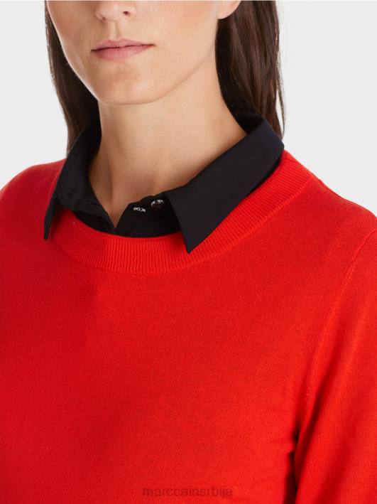 фино плетени џемпер 