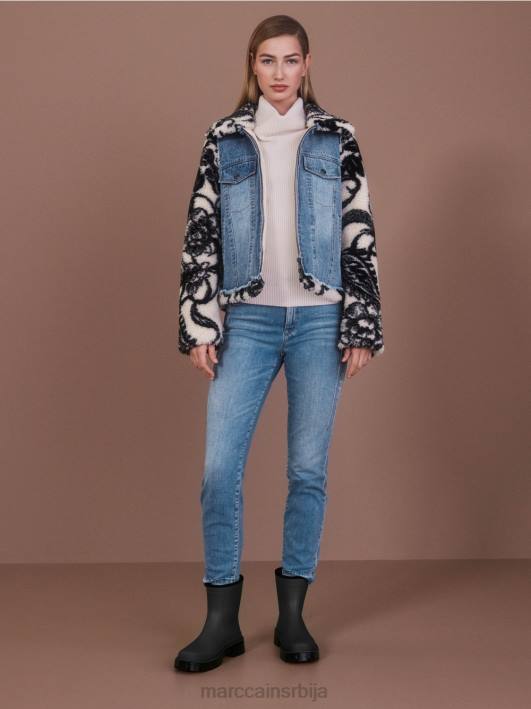 џемпер - плетен у Немачкој Marc Cain D6881065 цвет бадема одећу