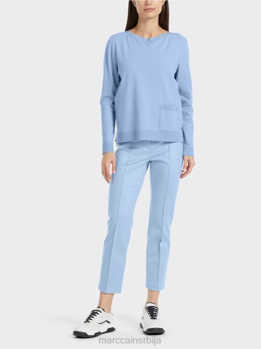 џемпер "промислимо заједно". Marc Cain D6881069 тамно летње небо одећу