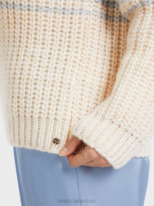 џемпер - плетен у Немачкој Marc Cain D6881083 тамно летње небо одећу