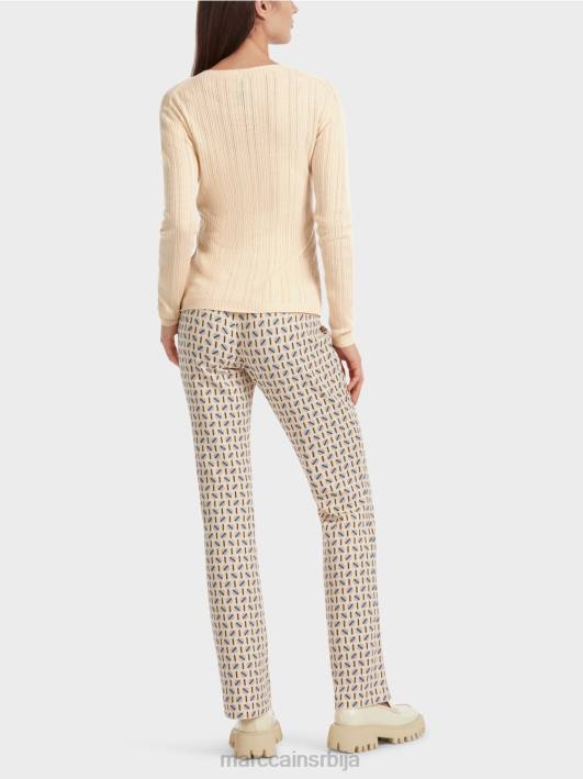 џемпер са округлим изрезом 