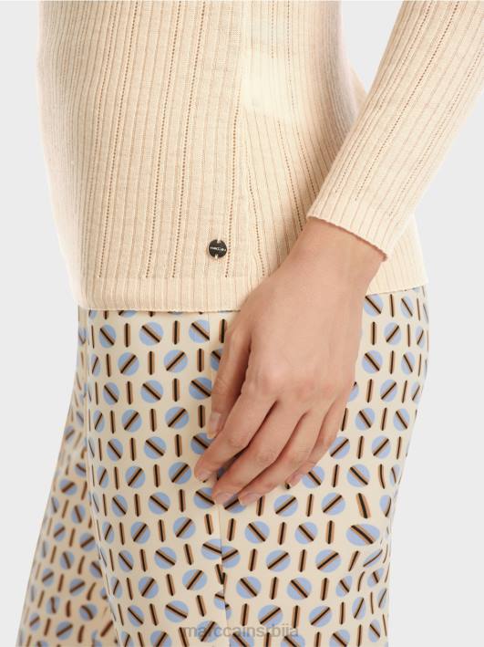 џемпер са округлим изрезом 