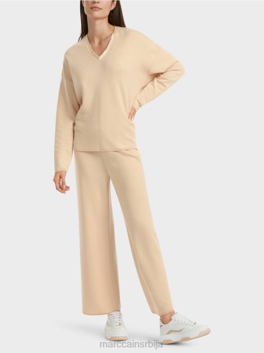 џемпер - плетен у Немачкој Marc Cain D6881089 тамна крема одећу