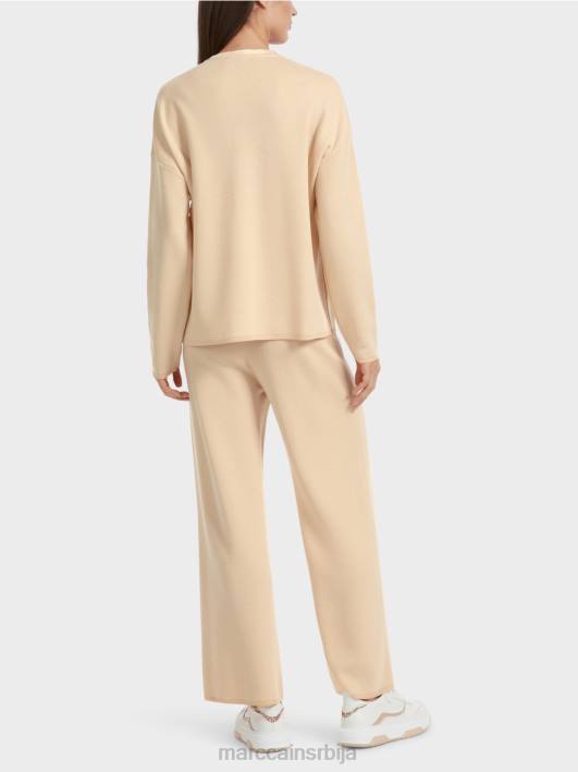 џемпер - плетен у Немачкој Marc Cain D6881089 тамна крема одећу