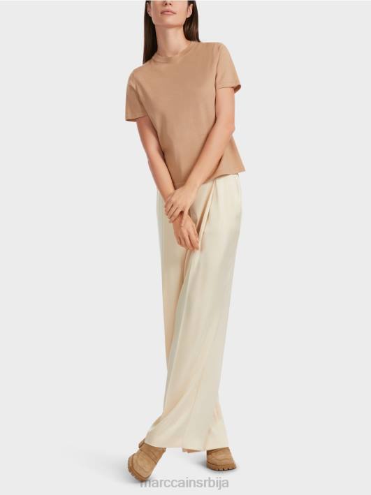 џемпер кратких рукава "премислимо заједно". Marc Cain D6881091 светла карамела одећу