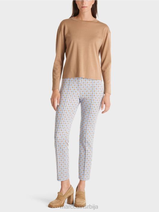 џемпер "промислимо заједно". Marc Cain D6881092 светла карамела одећу