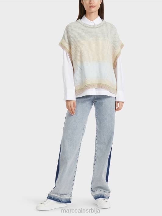 мајица без рукава плетена у немачкој Marc Cain D6881100 меки прах плаве боје одећу