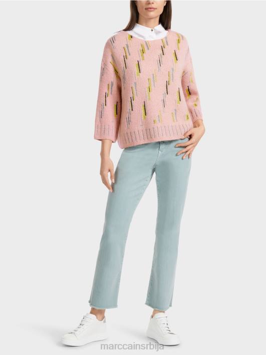 џемпер плетен у Немачкој Marc Cain D6881111 меки пудер розе одећу