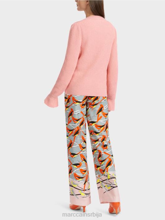 елегантан џемпер плетен у Немачкој Marc Cain D6881117 меки пудер розе одећу