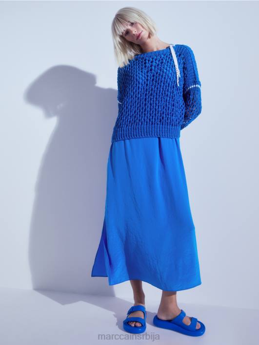 перфорирани кардиган плетен у Немачкој Marc Cain D6881127 нови падобранац одећу