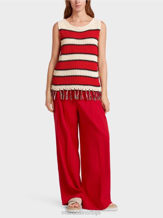 плетени врх "преиспитати заједно". Marc Cain D6881129 цреме одећу